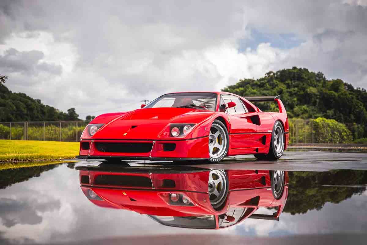 10月に開催されるオークションに出品予定の1988年式フェラーリ「F40」Ken Saito(c)2026 Courtesy of RM Sotheby's