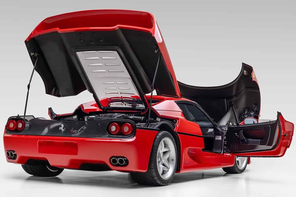 オークションに出品予定の1997年式フェラーリ「F50」(c)2026 BROAD ARROW Auctions