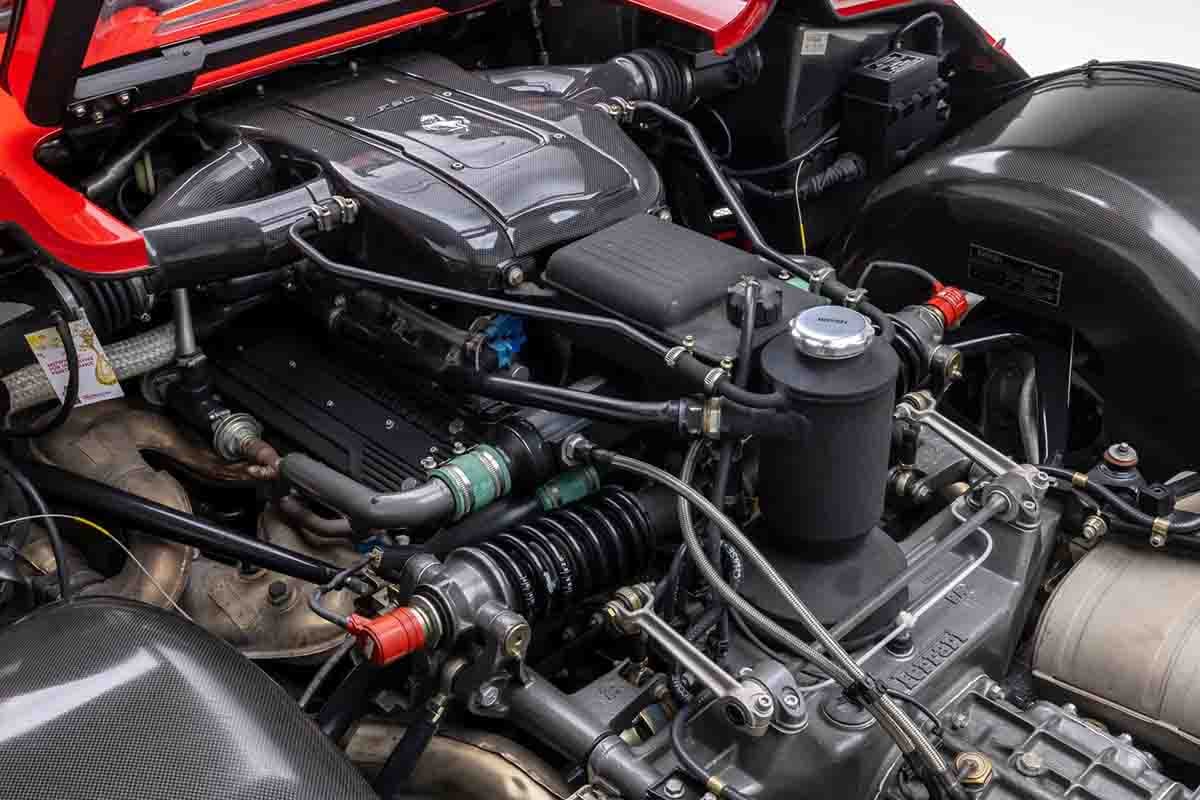 オークションに出品予定の1997年式フェラーリ「F50」(c)2026 BROAD ARROW Auctions