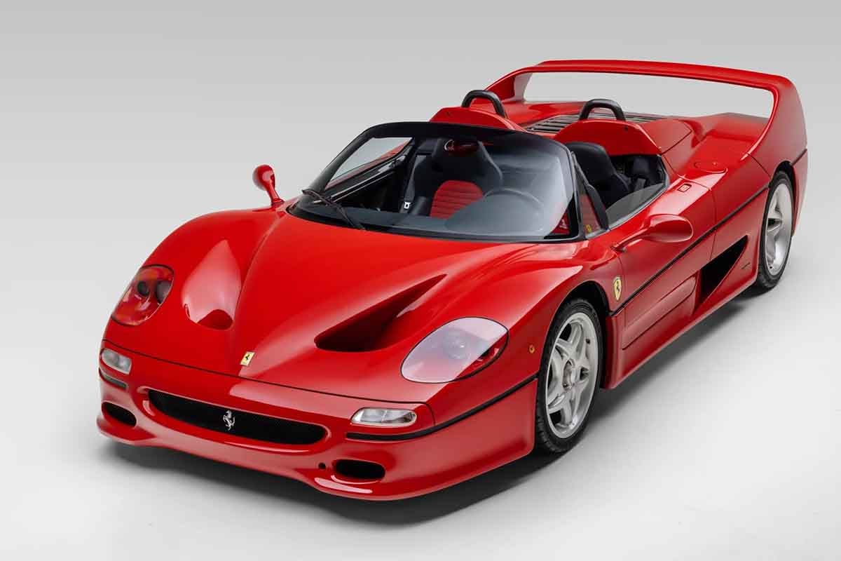 オークションに出品予定の1997年式フェラーリ「F50」(c)2026 BROAD ARROW Auctions