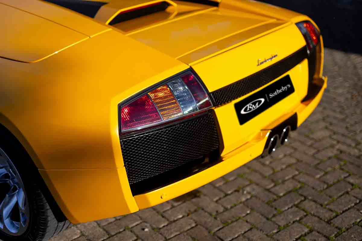 英国ロンドンで開催されるオークションに出品予定の2005年式のランボルギーニ「ムルシエラゴ・ロードスター」Neil Fraser(c)2026 Courtesy of RM Sotheby's