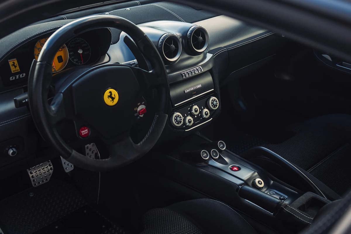2026年10月にベルギーで開催されるオークションに出品される2010年式フェラーリ「599GTO」(c)2026 BROAD ARROW Auctions
