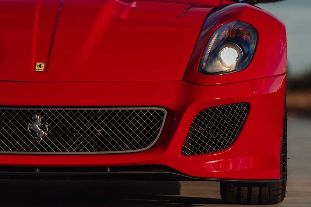 2026年10月にベルギーで開催されるオークションに出品される2010年式フェラーリ「599GTO」(c)2026 BROAD ARROW Auctions