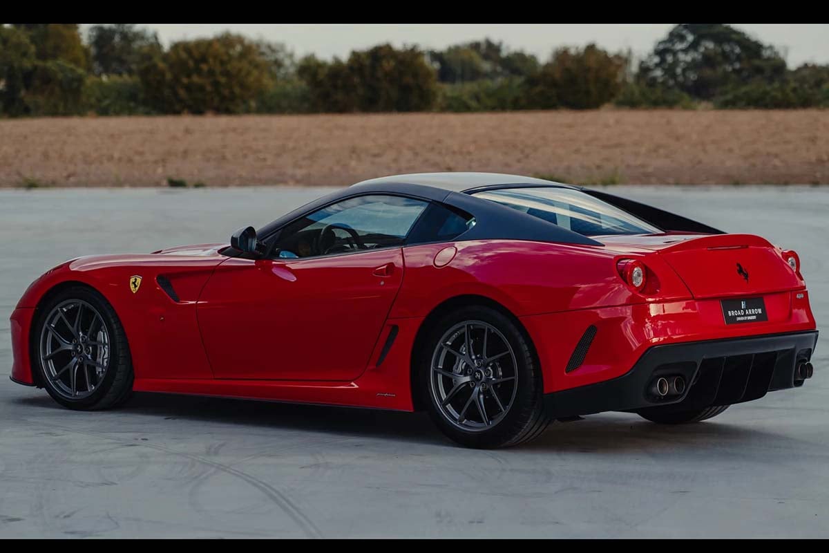 2026年10月にベルギーで開催されるオークションに出品される2010年式フェラーリ「599GTO」(c)2026 BROAD ARROW Auctions
