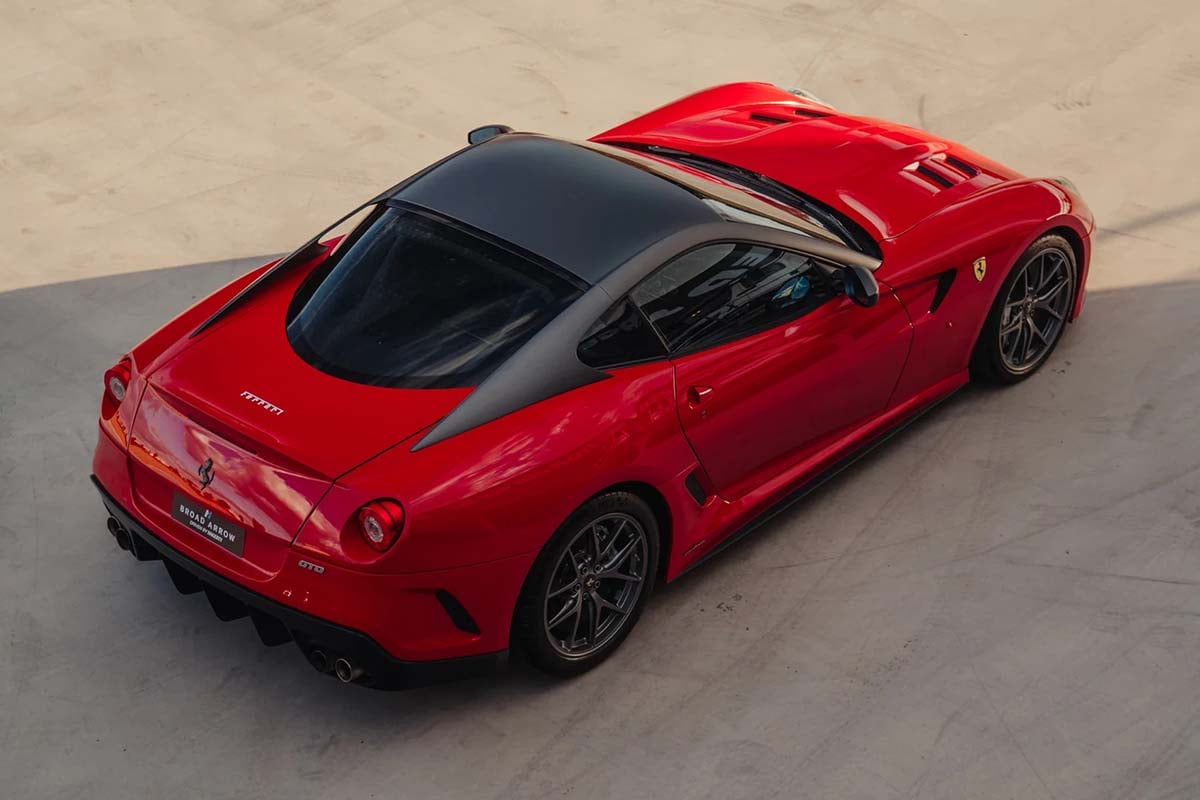2026年10月にベルギーで開催されるオークションに出品される2010年式フェラーリ「599GTO」(c)2026 BROAD ARROW Auctions