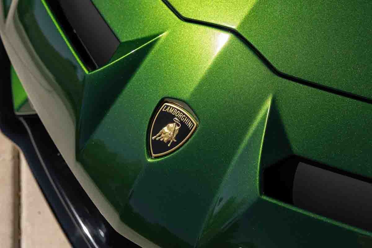 オークションに出品予定の2021年式ランボルギーニ「アヴェンタドールSVJ」(c)2026 BROAD ARROW Auctions