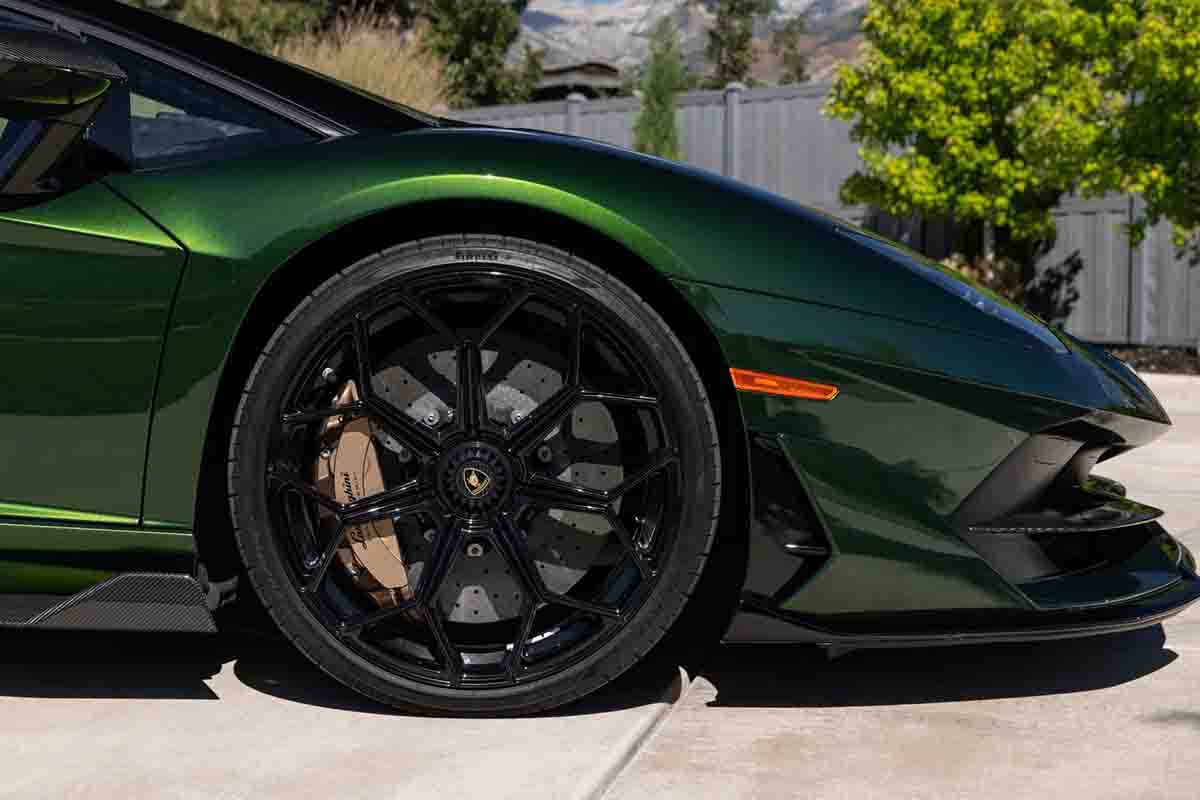 オークションに出品予定の2021年式ランボルギーニ「アヴェンタドールSVJ」(c)2026 BROAD ARROW Auctions