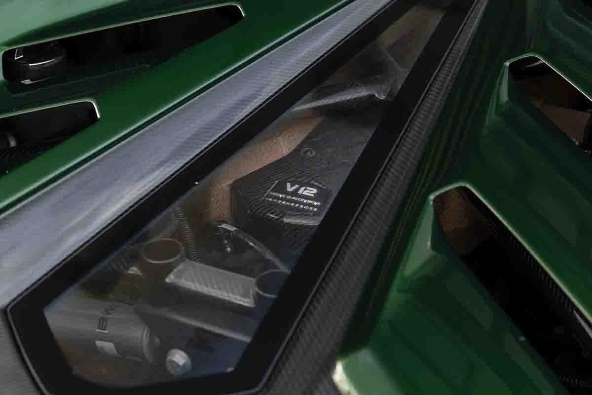 オークションに出品予定の2021年式ランボルギーニ「アヴェンタドールSVJ」(c)2026 BROAD ARROW Auctions