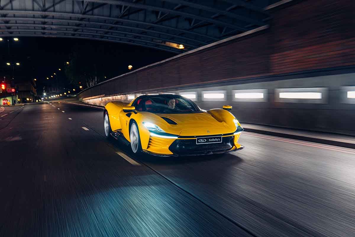 オークションに出品予定の2024年式フェラーリ「デイトナSP3」Alex Penfold(c)2026 Courtesy of RM Sotheby's