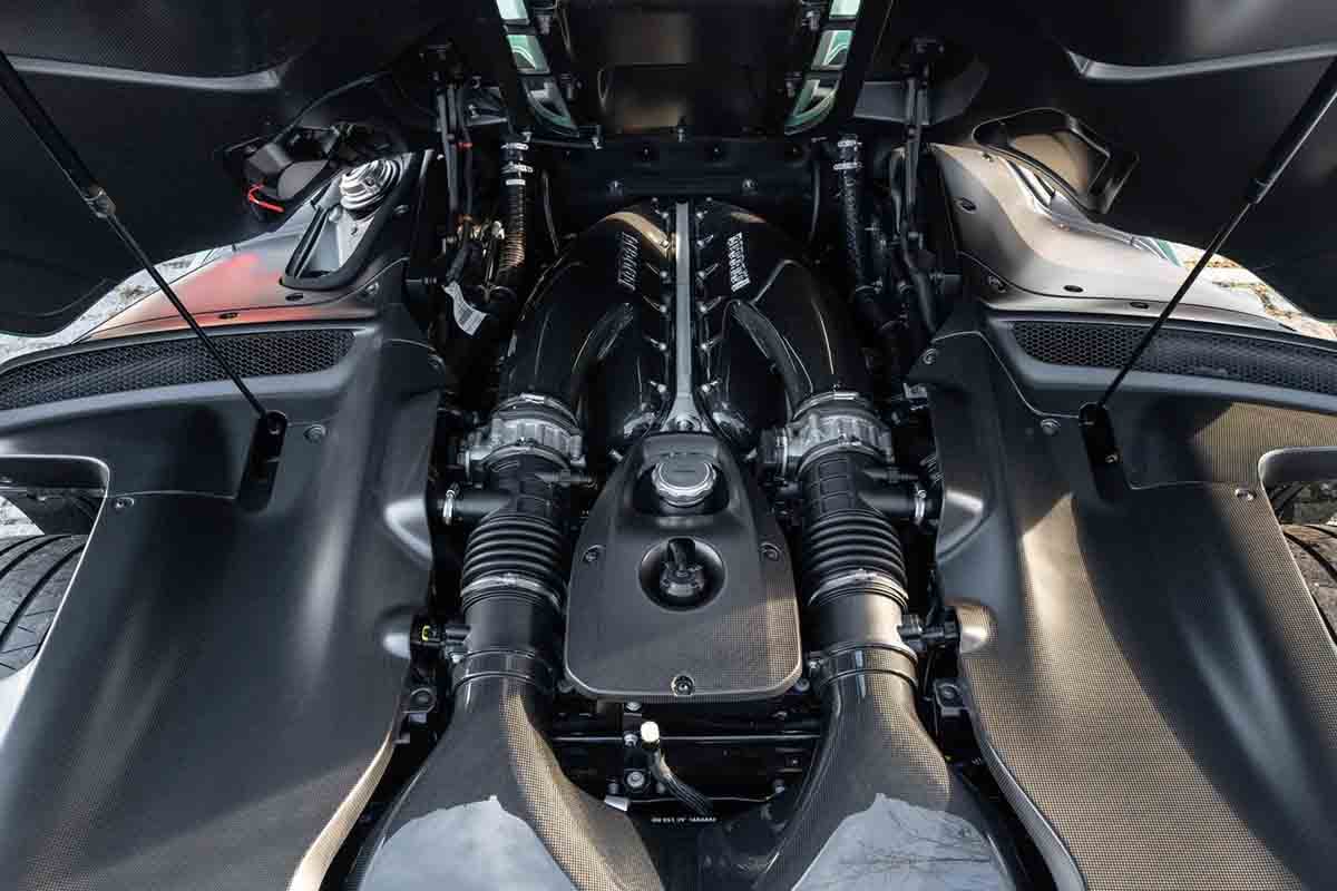 オークションに出品予定の2025年式フェラーリ「デイトナSP3」(c)2026 BROAD ARROW Auctions