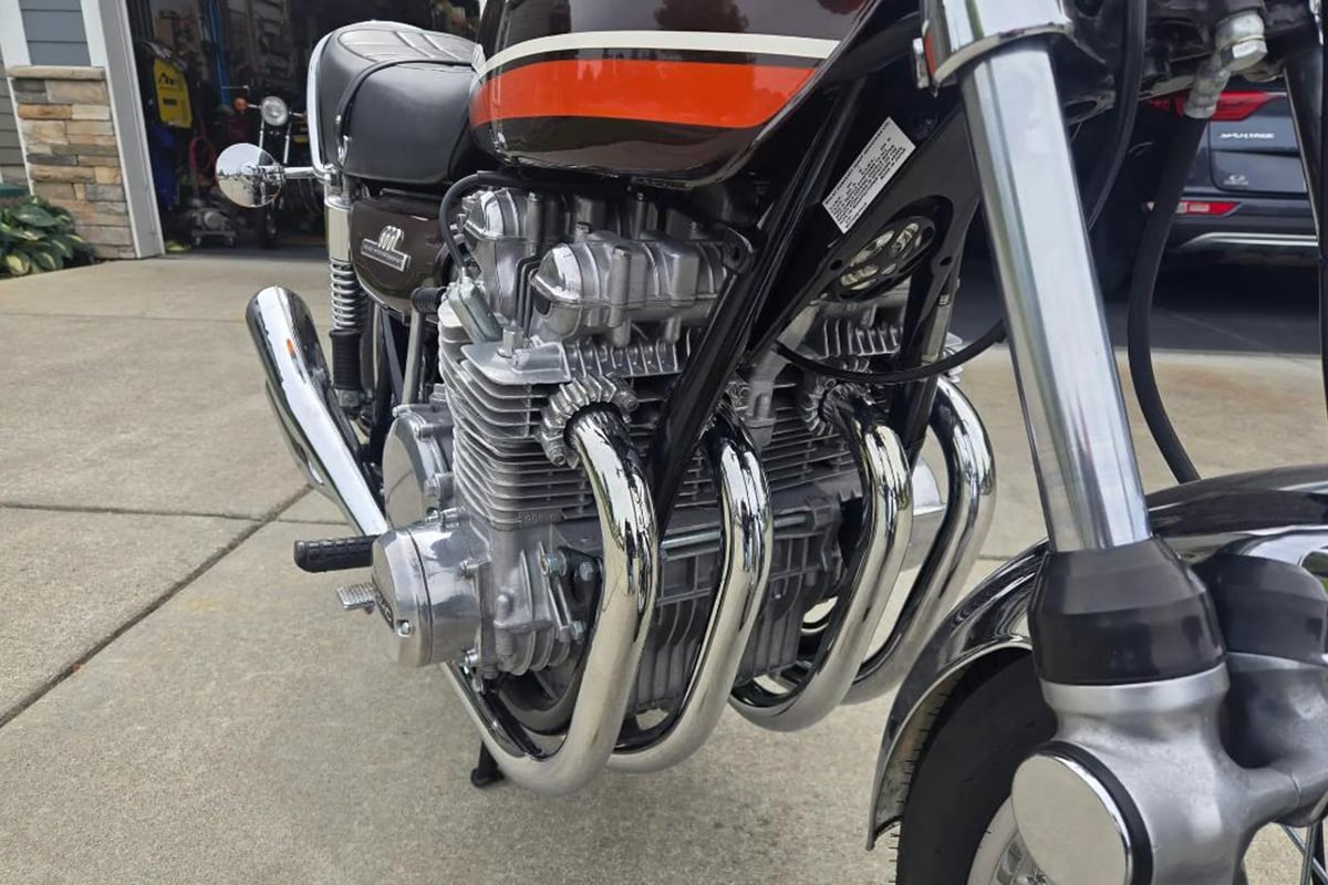 米国オンラインオークションに出品、落札された1974年式カワサキ「Z1 900」
