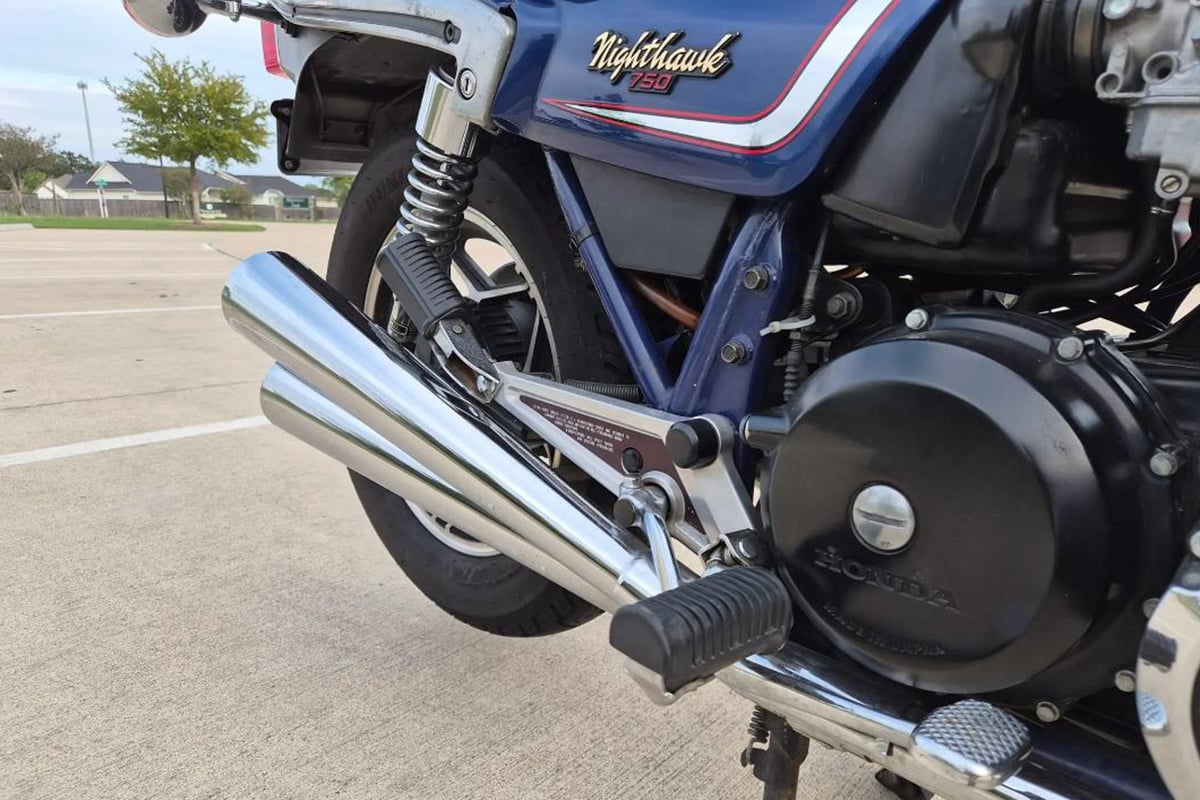 米国オンラインオークションに出品、落札された1982年式ホンダ「CB750SCナイトホーク」