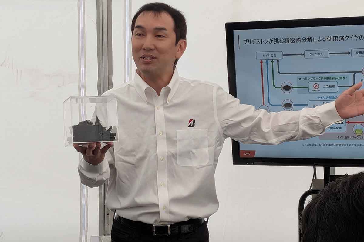 株式会社ブリヂストン リサイクル事業準備室 室長 加藤貞治さん