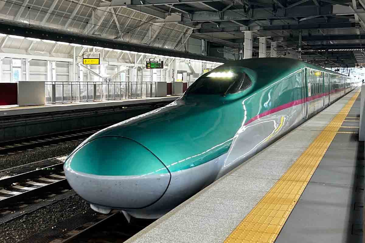 奥津軽いまべつ駅。日本の新幹線の駅でもっとも乗車人員が少ない