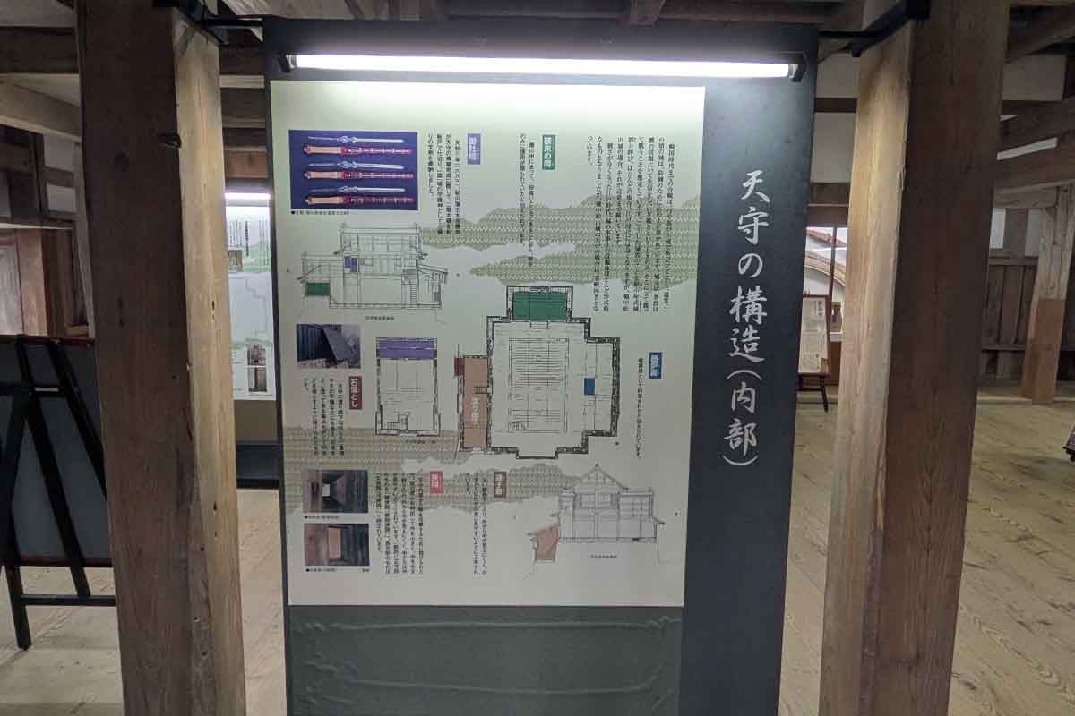 備中松山城内部