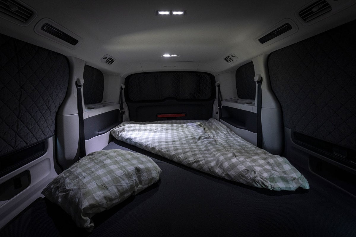 フォルクスワーゲン「ID.Buzz」のオプション「Gute-Nacht-Paket」装着車