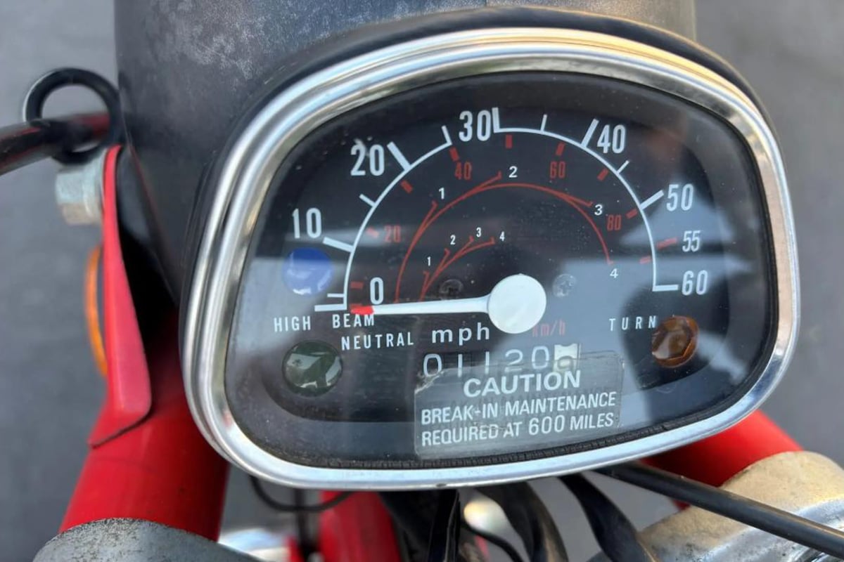 米国オンラインオークションに出品、落札された1983年式ホンダ「CT110」