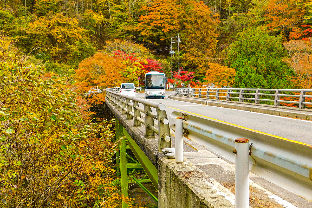 栃木県「日塩もみじライン」