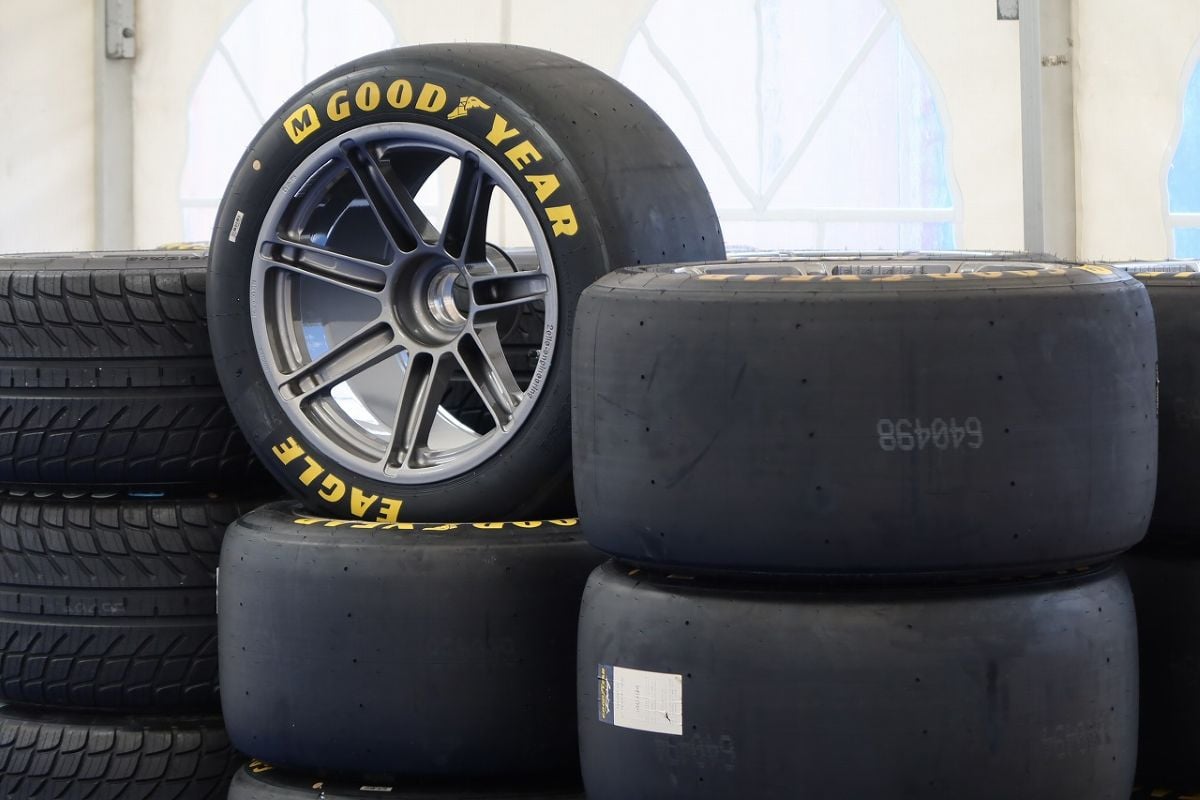 LMGT3に参戦する全18台のマシンに供給しているグッドイヤーのタイヤ
