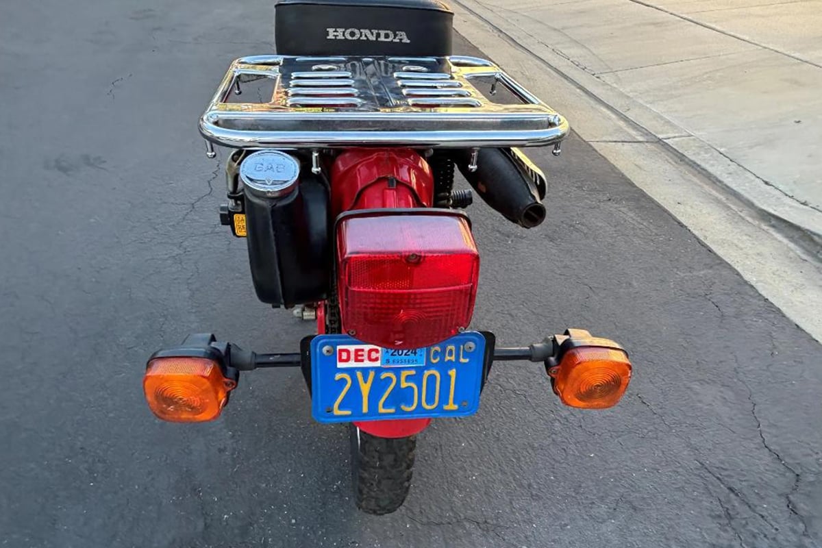 米国オンラインオークションに出品、落札された1983年式ホンダ「CT110」