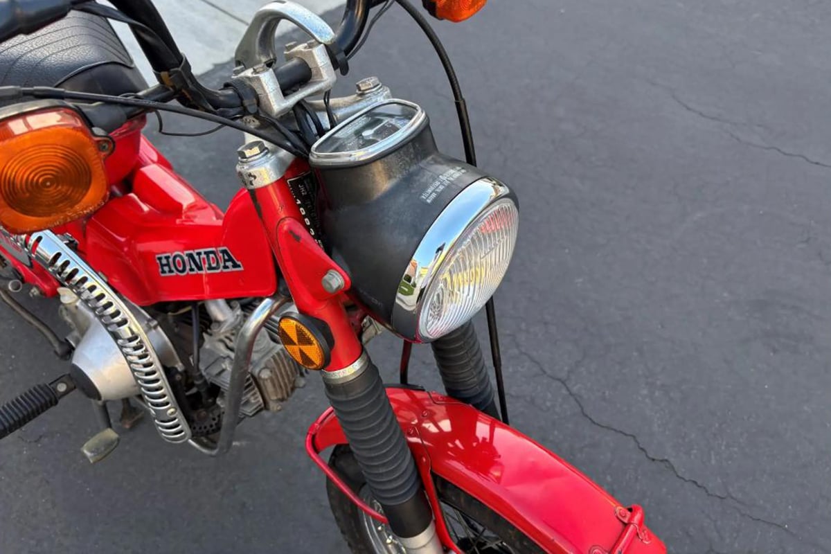 米国オンラインオークションに出品、落札された1983年式ホンダ「CT110」