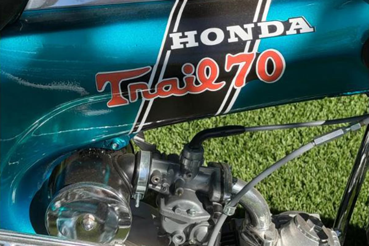 米国オンラインオークションに出品、落札された1970年式ホンダ「CT70H トレイル」
