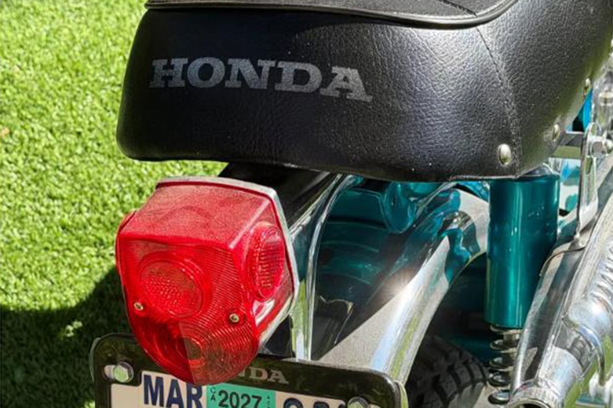 米国オンラインオークションに出品、落札された1970年式ホンダ「CT70H トレイル」