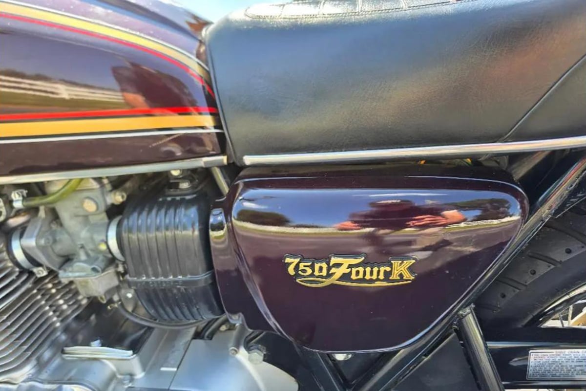 米国オンラインオークションに出品、落札された1977年式ホンダ「CB750K」