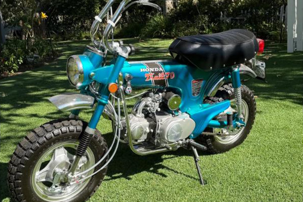 米国オンラインオークションに出品、落札された1970年式ホンダ「CT70H トレイル」