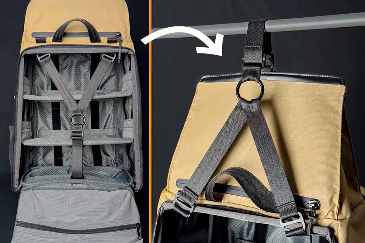 クローゼットやハンガーラック、スチール棚などに引っ掛けて荷物整理が可能