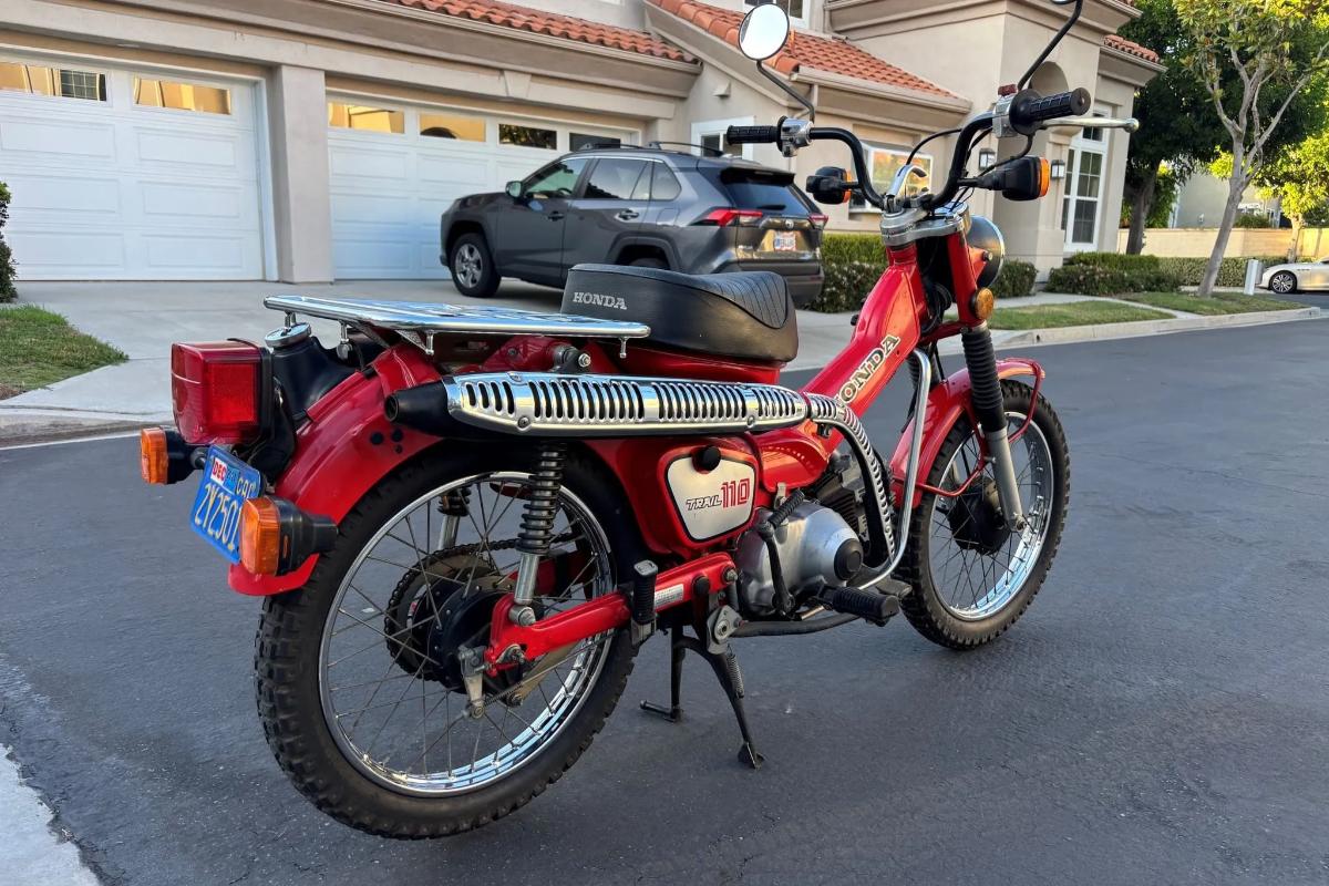 米国オンラインオークションに出品、落札された1983年式ホンダ「CT110」