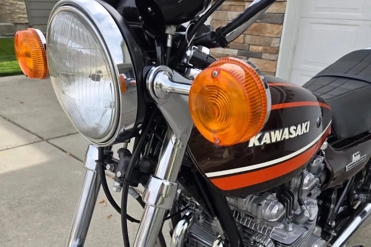 米国オンラインオークションに出品、落札された1974年式カワサキ「Z1 900」