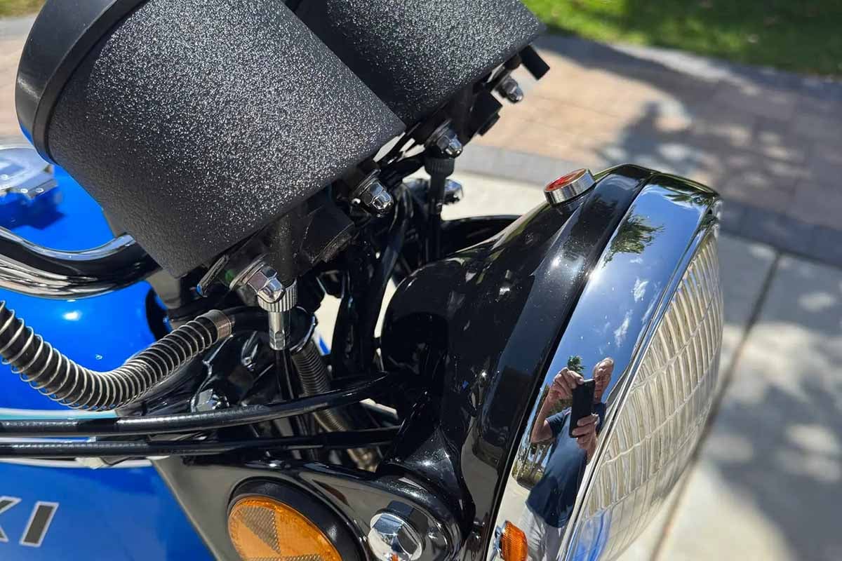 米国オンラインオークションに出品、落札された1972年式カワサキ「H2 マッハIV」