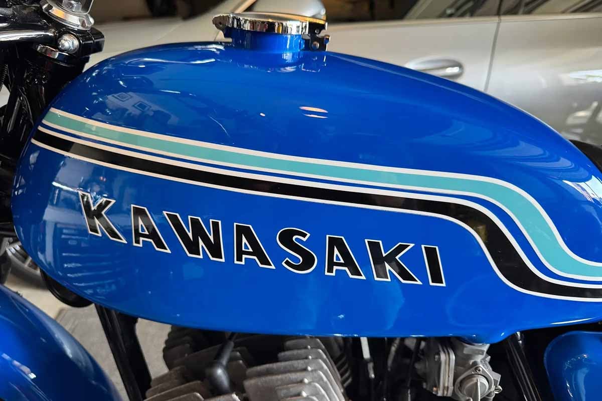 米国オンラインオークションに出品、落札された1972年式カワサキ「H2 マッハIV」
