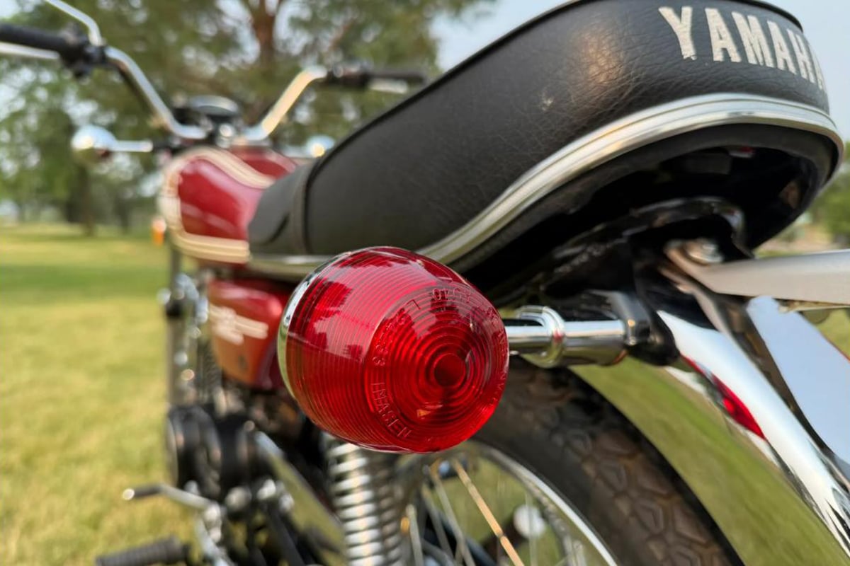 米国オンラインオークションに出品、落札された1975年式ヤマハ「RD125」
