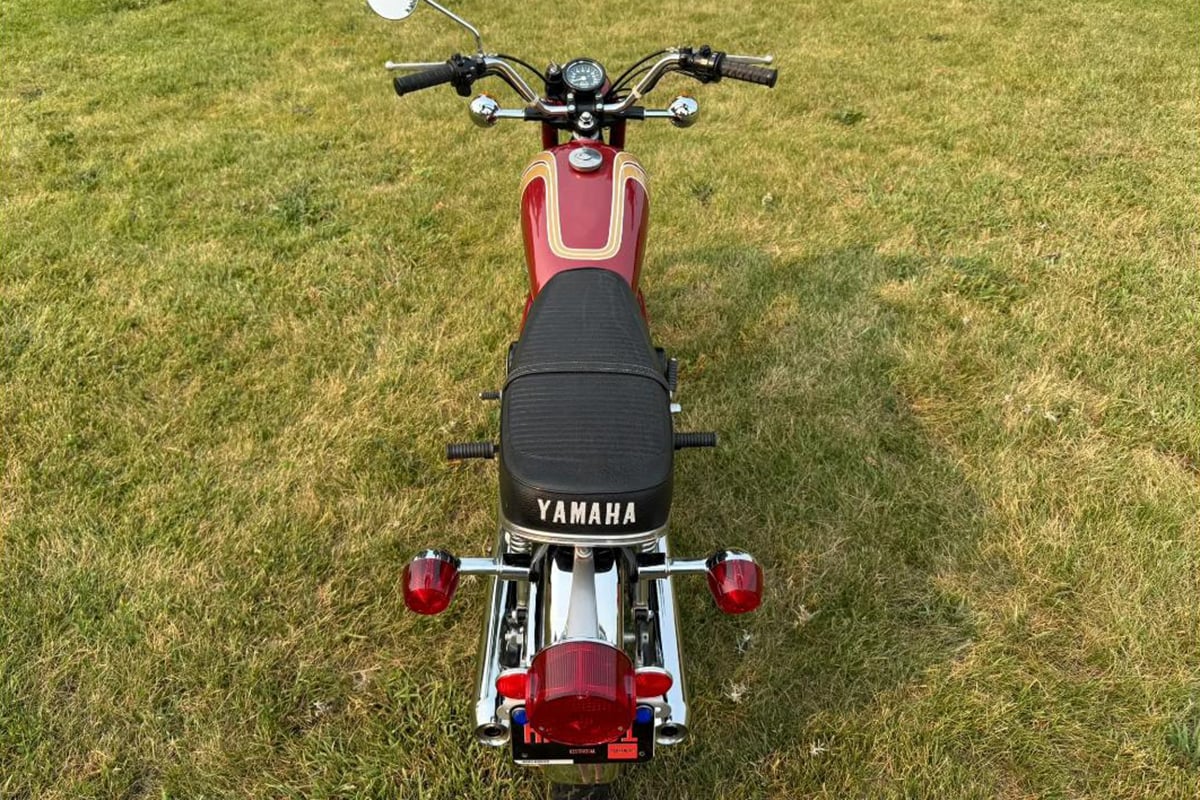 米国オンラインオークションに出品、落札された1975年式ヤマハ「RD125」