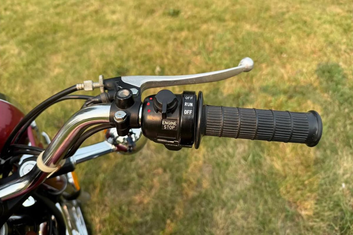 米国オンラインオークションに出品、落札された1975年式ヤマハ「RD125」