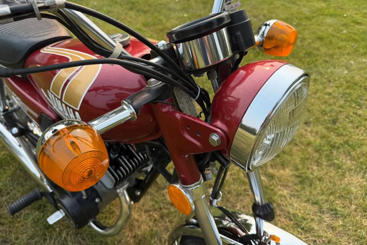 米国オンラインオークションに出品、落札された1975年式ヤマハ「RD125」