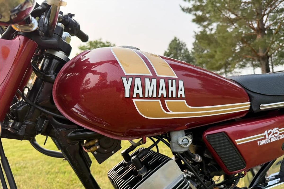米国オンラインオークションに出品、落札された1975年式ヤマハ「RD125」