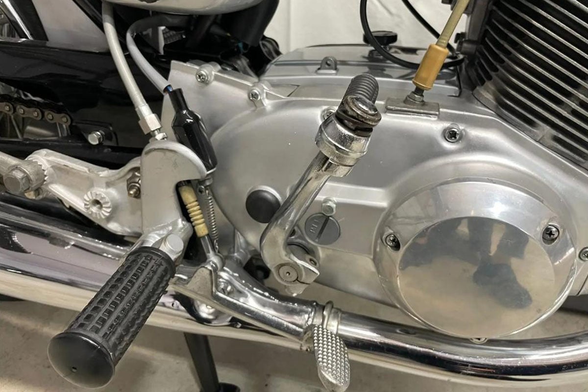 米国オンラインオークションに出品、落札された1965年式ホンダ「CB77 スーパーホーク」