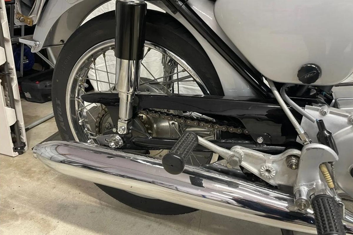 米国オンラインオークションに出品、落札された1965年式ホンダ「CB77 スーパーホーク」