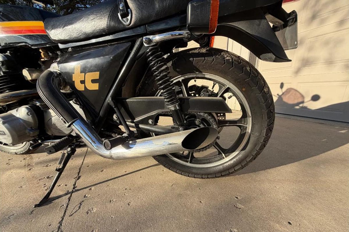 米国オンラインオークションに出品、落札された1978年式カワサキ「Z1-R TC」