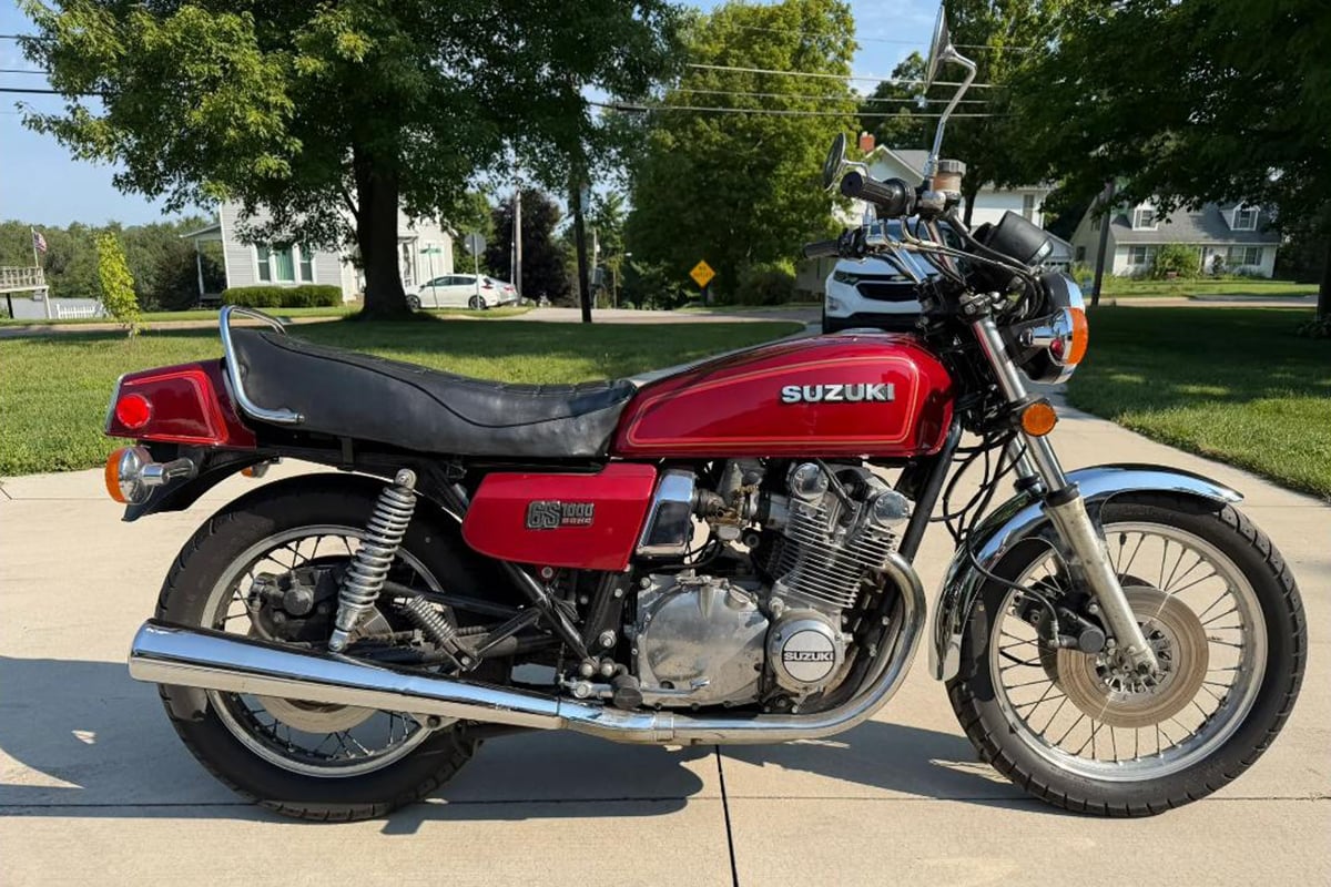 米国オンラインオークションに出品、落札された1979年式スズキ「GS-1000」