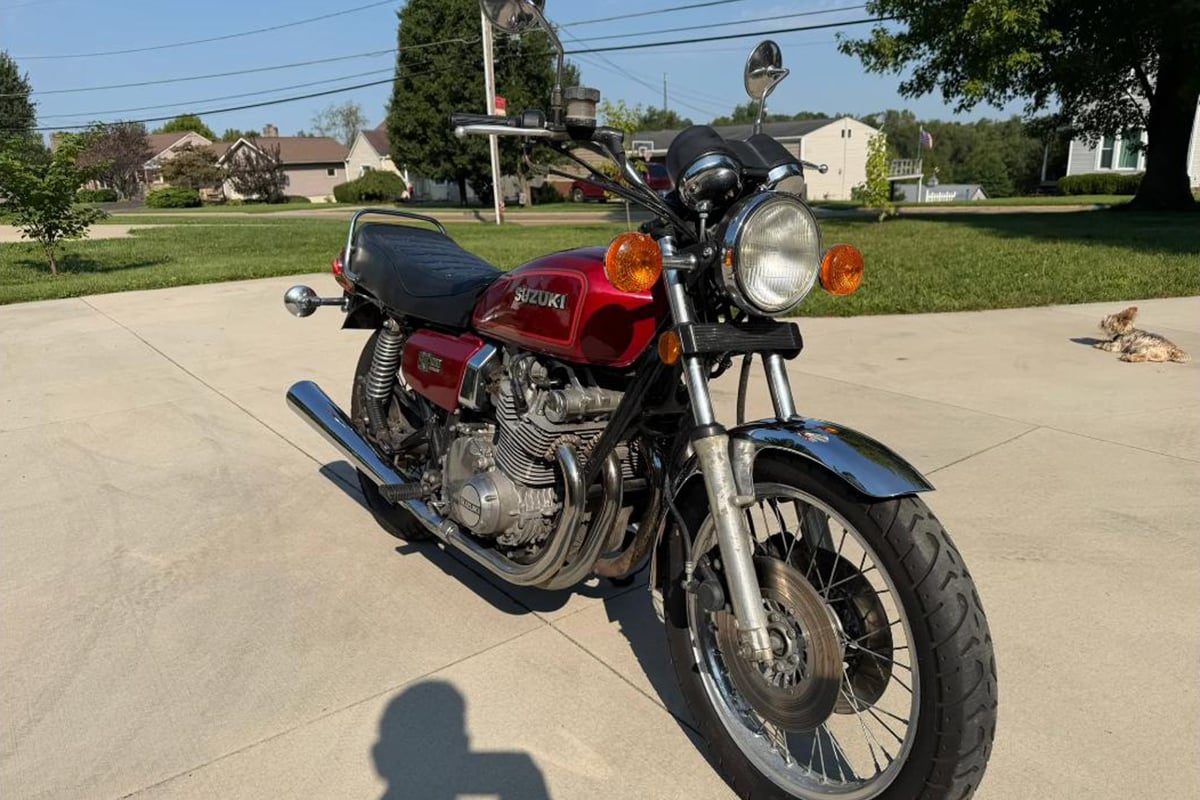 米国オンラインオークションに出品、落札された1979年式スズキ「GS-1000」