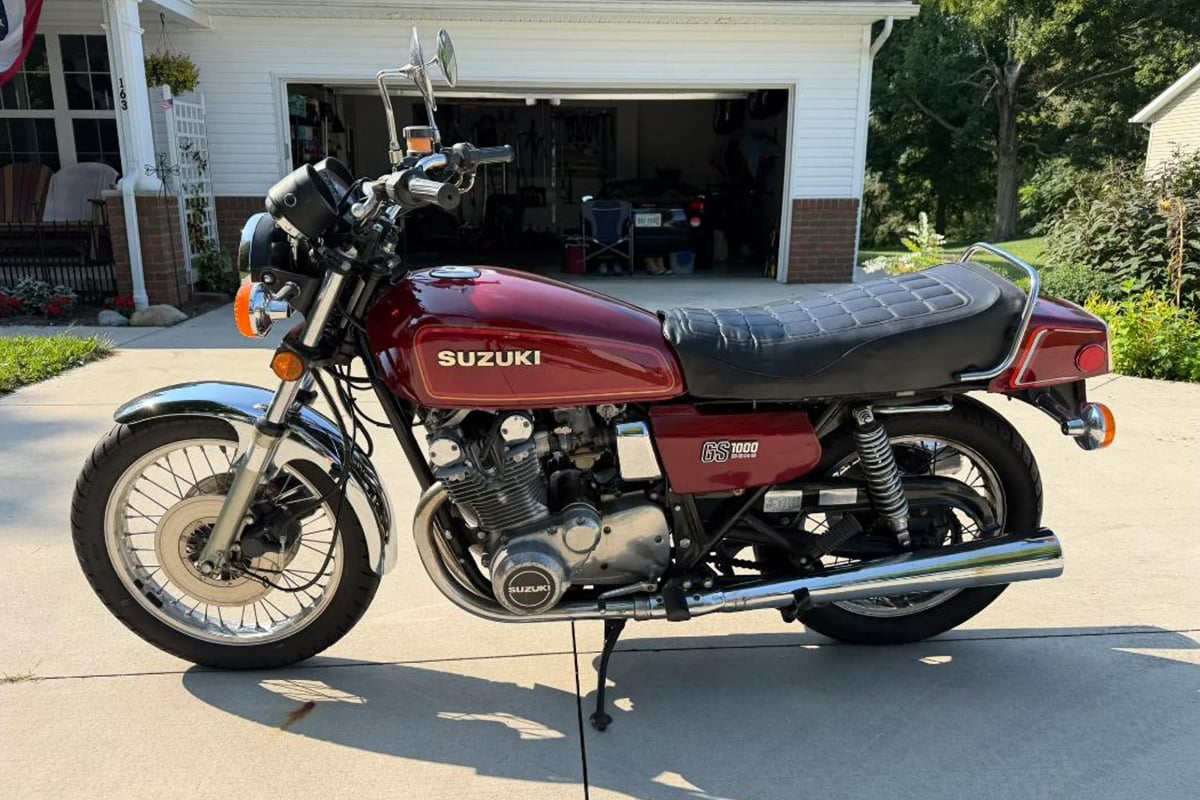 米国オンラインオークションに出品、落札された1979年式スズキ「GS-1000」