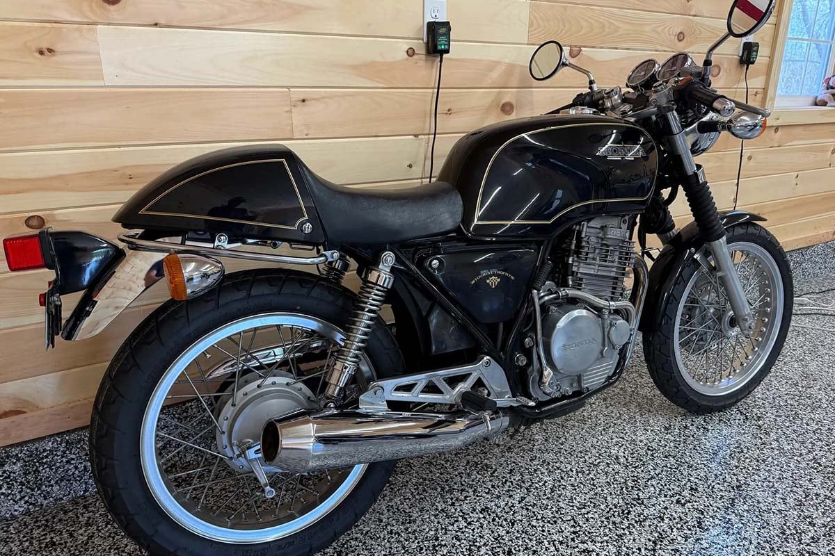 米国オンラインオークションに出品、落札された1989年式ホンダ「GB500 ツーリストトロフィー」