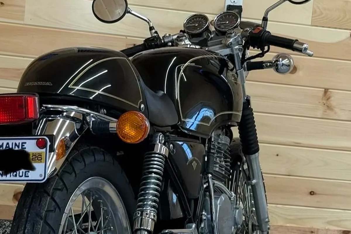 米国オンラインオークションに出品、落札された1989年式ホンダ「GB500 ツーリストトロフィー」
