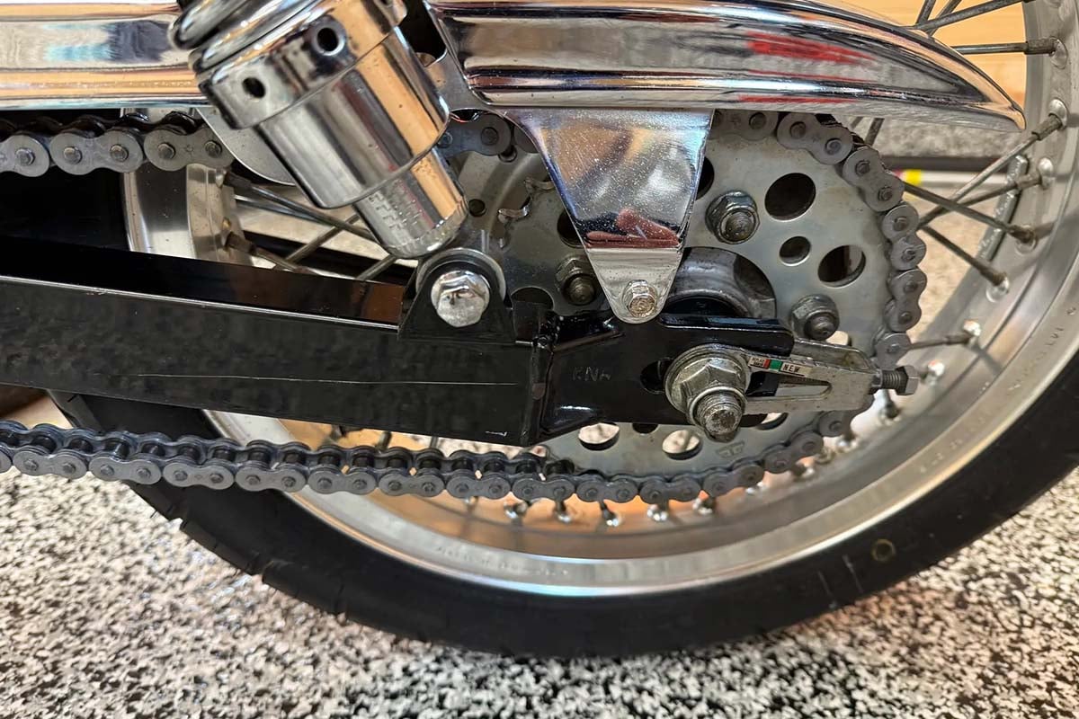 米国オンラインオークションに出品、落札された1989年式ホンダ「GB500 ツーリストトロフィー」