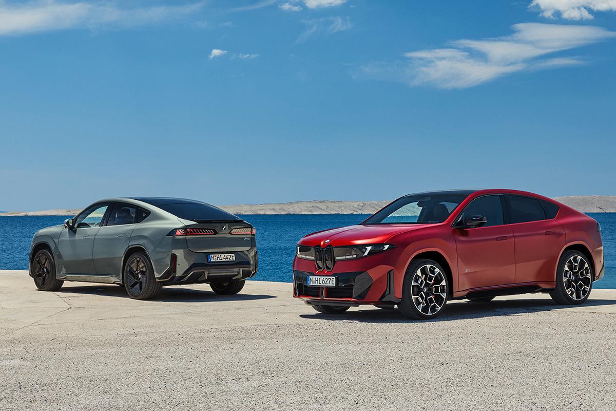 世界初公開されたBMW新型「iX4」