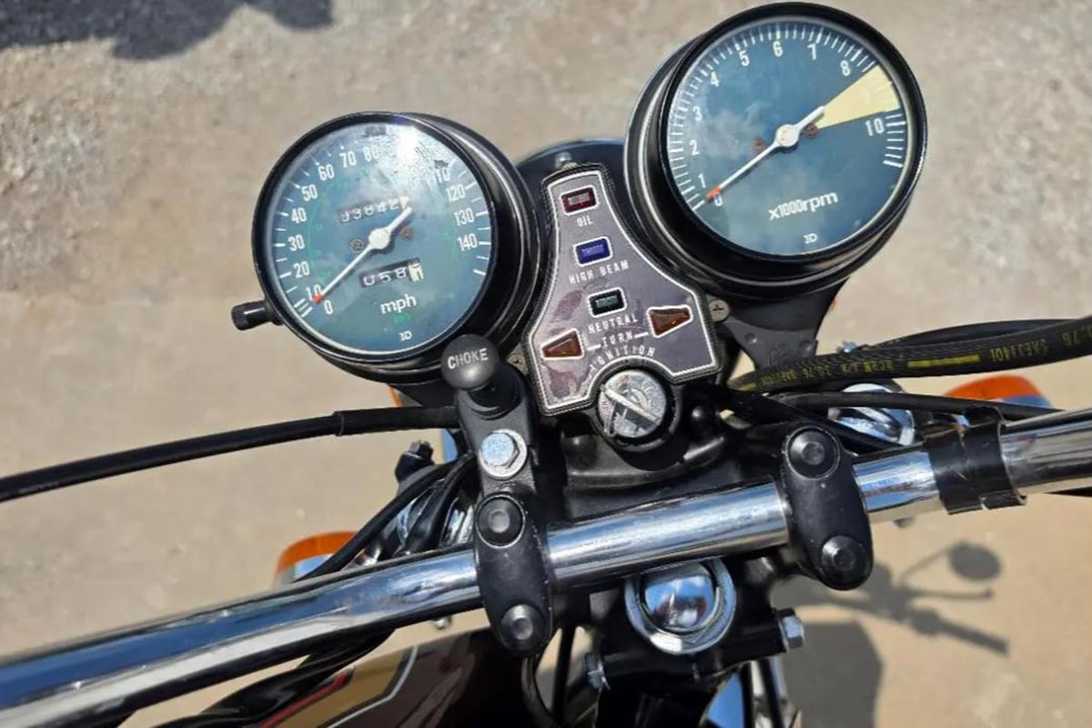 米国オンラインオークションに出品、落札された1977年式ホンダ「CB750K」